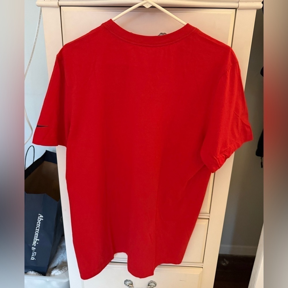 New England Patriots The Nike Tee Tshirt Size Large Red EUC - Picture 3 of 6